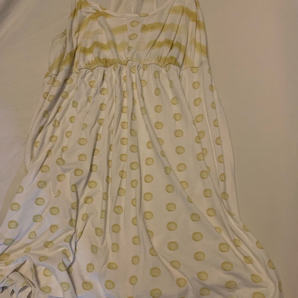 Yellow Polka Dot Nightie - Cacique - 18/20